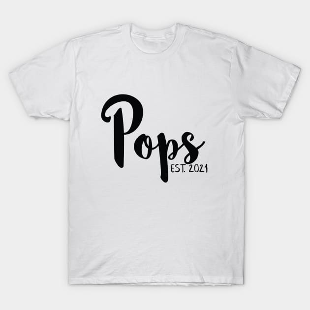 Pops Pregnancy Announcement T-Shirt by Bumblebee's Designs